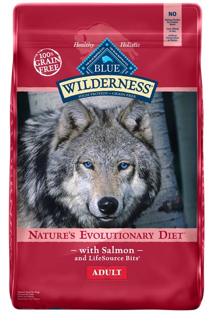 Blue Buffalo Wilderness Salmon Recipe Grain-Free Dry Dog Food