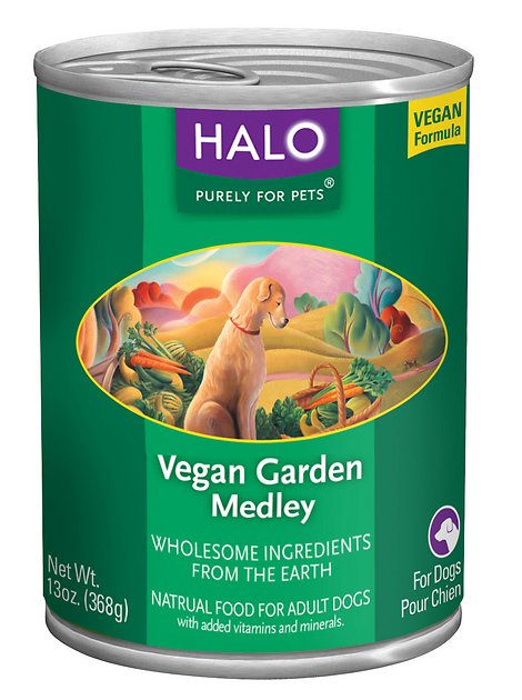 Halo Vegan Garden Medley Canned Dog Food, 13-oz, case of 12