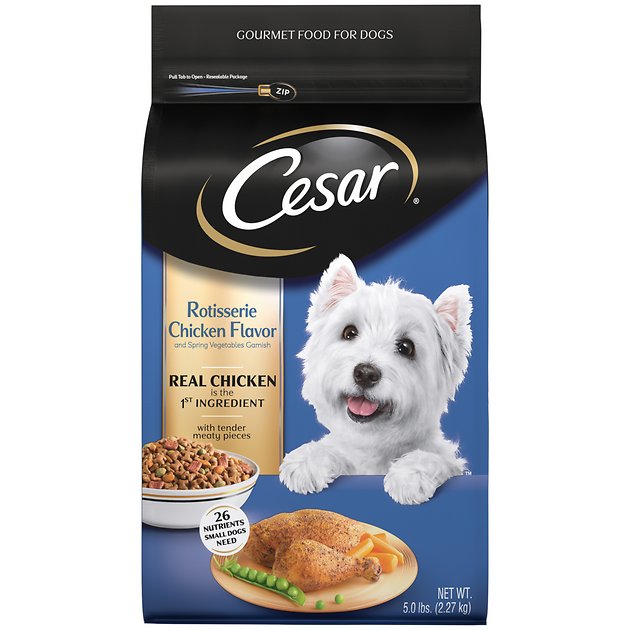 Cesar Rotisserie Chicken Flavor With Spring Vegetables Dry Dog Food