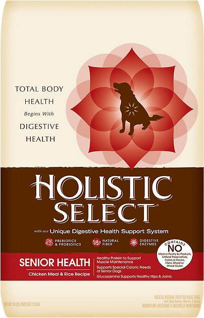 Holistic Select Senior Health Chicken Meal & Rice Recipe Dry Dog Food