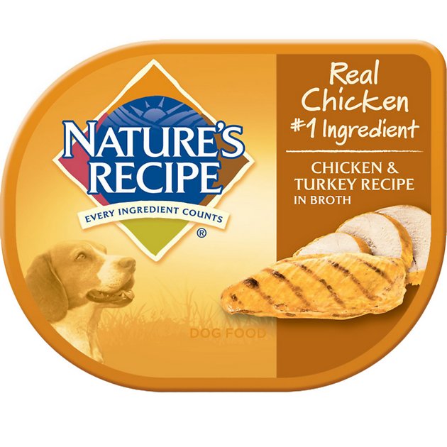 Nature's Recipe Chicken & Turkey Recipe in Broth Wet Dog Food, 2.75-oz, case of 24