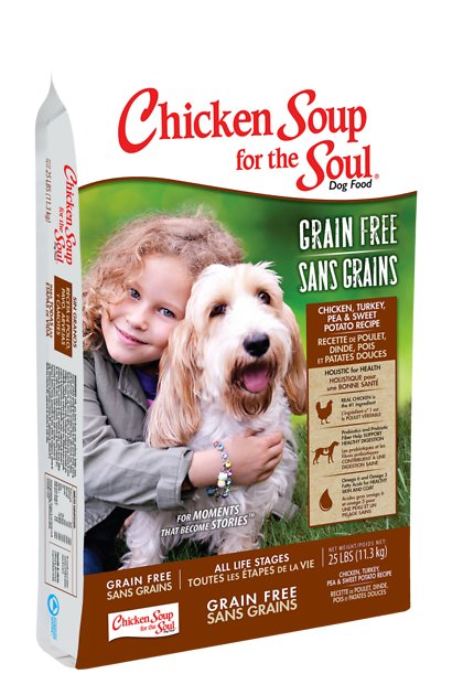 Chicken Soup for the Soul Chicken, Turkey & Pea  & Sweet Potato Recipe Grain-Free Dry Dog Food