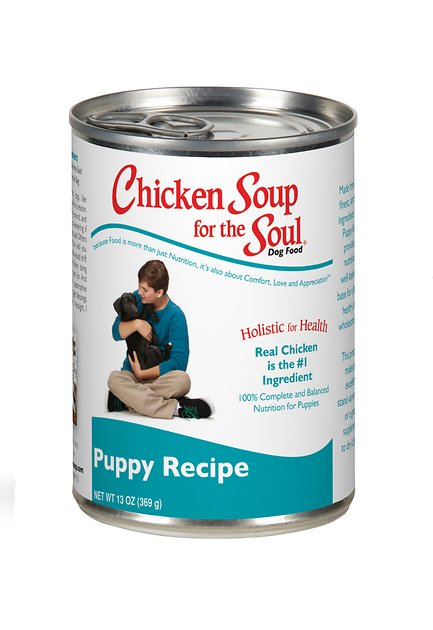 Chicken Soup for the Soul Puppy Canned Dog Food, 13-oz, case of 12