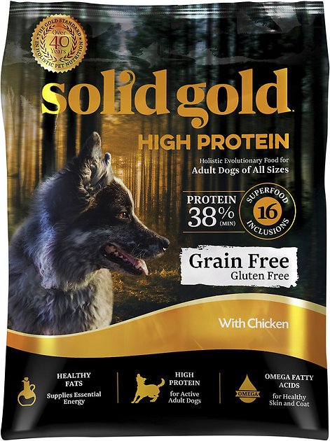 Solid Gold High Protein Grain-Free Chicken Recipe Adult Dry Dog Food