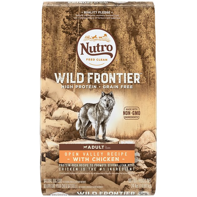 Nutro Wild Frontier  Adult Open Valley Recipe Grain-Free Chicken Dry Dog Food