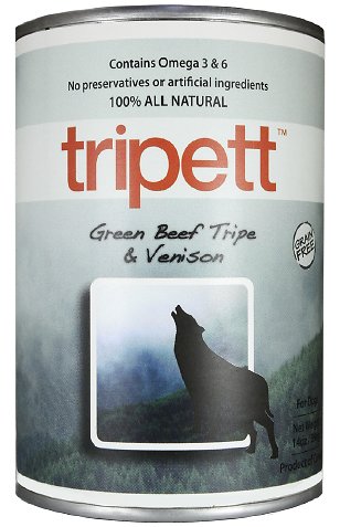 PetKind Tripett Green Beef Tripe & Venison Grain-Free Canned Dog Food