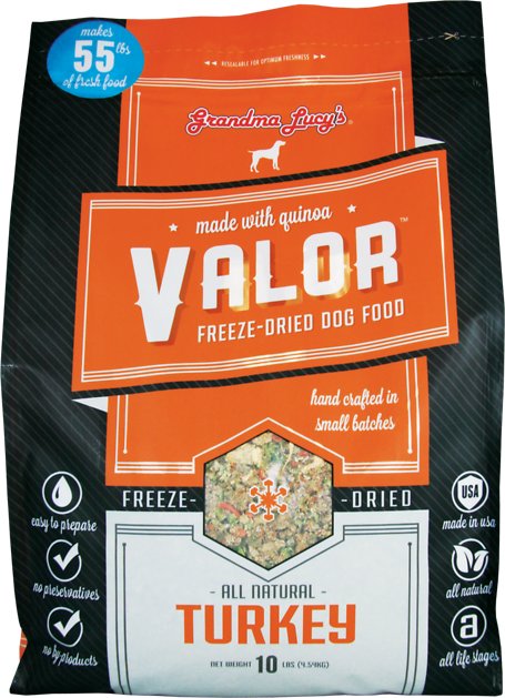 Grandma Lucy's Valor Grain-Free Turkey & Quinoa Freeze-Dried Dog Food