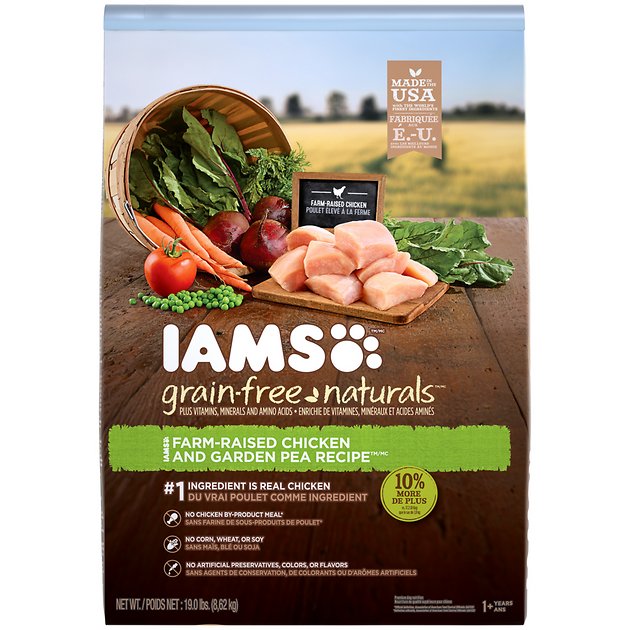 Iams Grain-Free Naturals Chicken & Garden Pea Recipe Adult Dry Dog Food