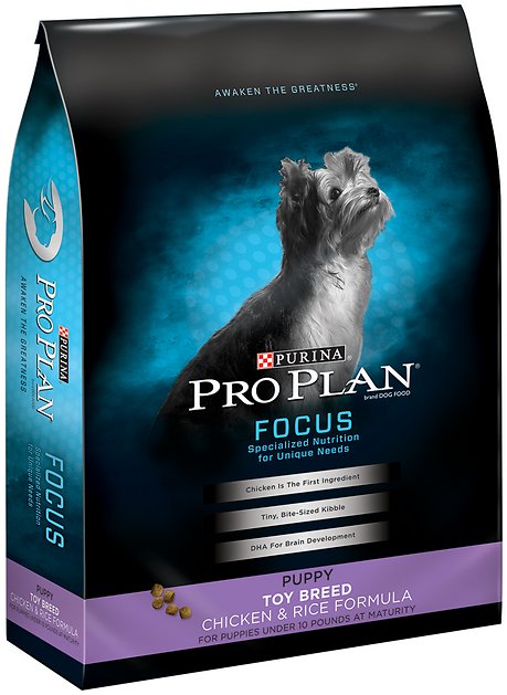 Purina Pro Plan Focus Puppy Toy Breed Formula Dry Dog Food, 5-lb bag