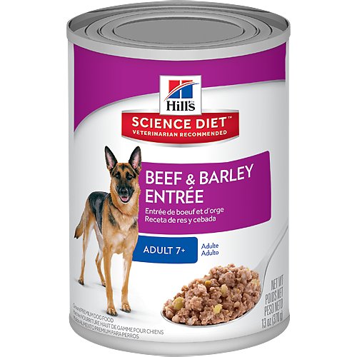 Hill's Science Diet Adult 7+ Beef & Barley Entree Canned Dog Food