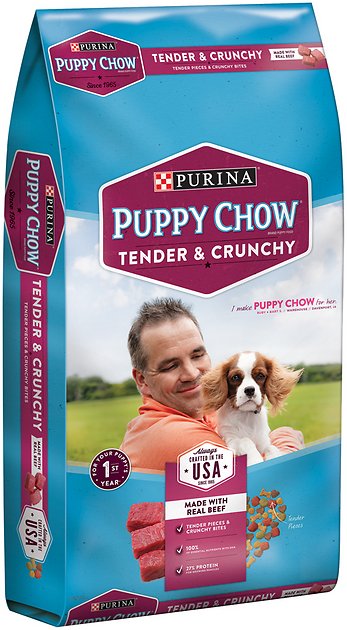 Puppy Chow Tender & Crunchy with Real Beef Dry Dog Food