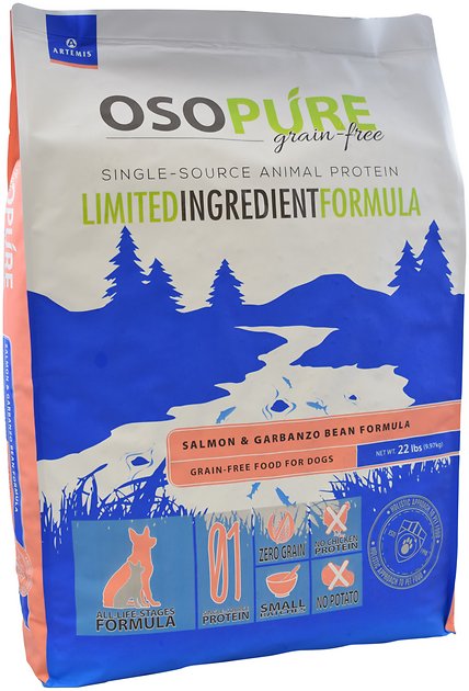 Artemis Osopure Salmon & Garbanzo Bean Formula Grain-Free Dry Dog Food