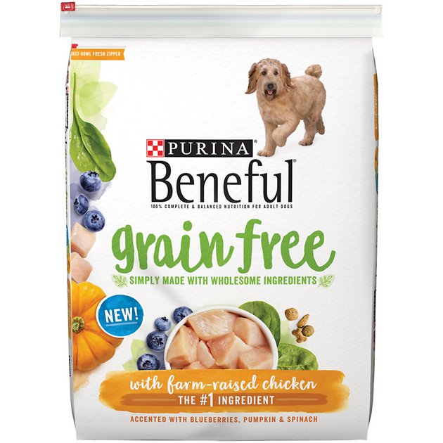 Purina Beneful Grain Free With Real Farm-Raised Chicken Dry Dog Food