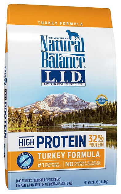 Natural Balance L.I.D. Limited Ingredient Diets High-Protein Turkey Formula Grain-Free Dry Dog Food