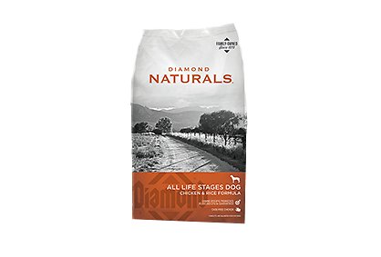 Diamond Naturals Chicken & Rice Formula All Life Stages Dry Dog Food, 40-lb bag