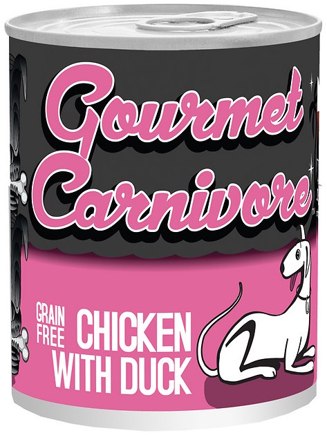 Tiki Dog Gourmet Carnivore Chicken with Duck Grain-Free Canned Dog Food, 12-oz, case of 12