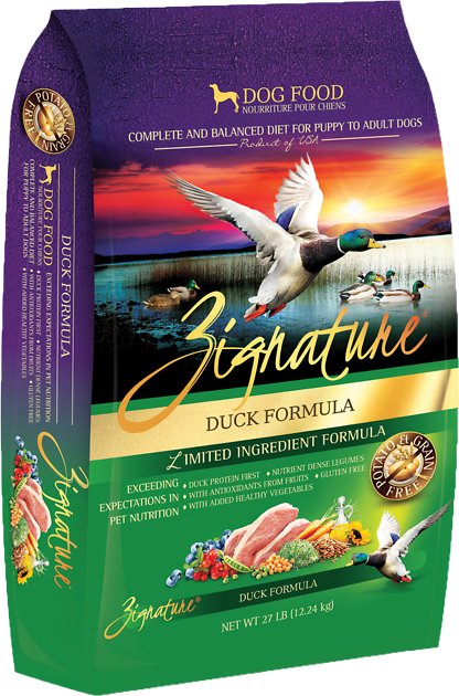 Zignature Duck Limited Ingredient Formula Grain-Free Dry Dog Food