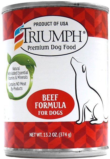 Triumph Beef Formula Canned Dog Food