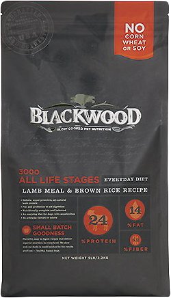 Blackwood 3000 Lamb Meal & Brown Rice Recipe Everyday Diet Dry Dog Food