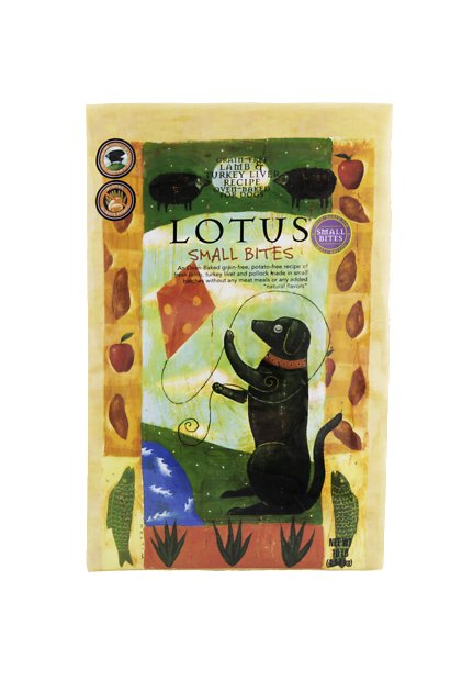 Lotus Oven-Baked Lamb & Turkey Liver Small Bites Recipe Grain-Free Dry Dog Food