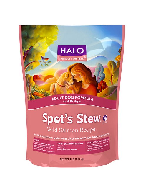 Halo Spot's Stew Wild Salmon Recipe Dry Dog Food