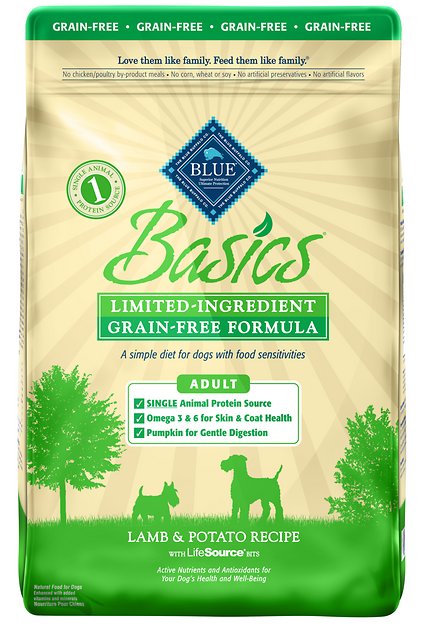 Blue Buffalo Basics Limited Ingredient Grain-Free Formula Lamb & Potato Recipe Adult Dry Dog Food