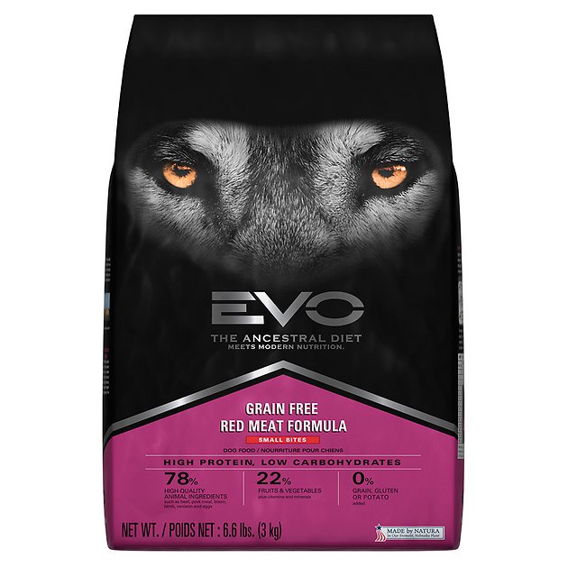 EVO Grain Free Red Meat Formula Small Bites Dry Dog Food