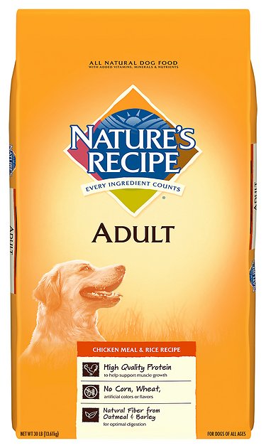 Nature's Recipe Adult Chicken Meal & Rice Recipe Dry Dog Food