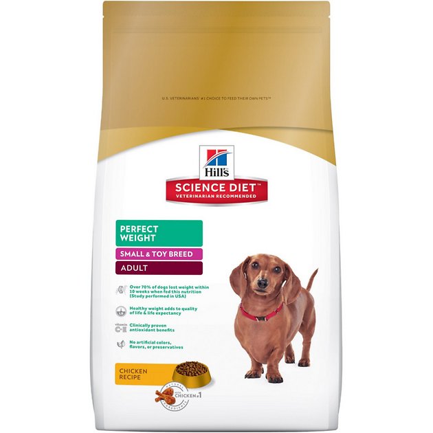 Hill's Science Diet Adult Small & Toy Breed Perfect Weight Dry Dog Food