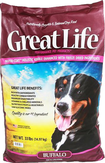 Great Life Buffalo Dry Dog Food