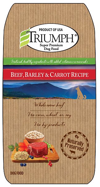 Triumph Beef, Barley & Carrot Recipe Dry Dog Food