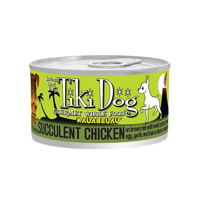 Tiki Dog Kauai Luau Succulent Chicken on Brown Rice with Tiger Prawns Canned Dog Food