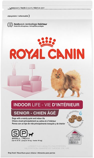 Royal Canin Indoor Life Small Breed Senior Dry Dog Food, 2.5-lb bag