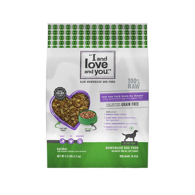 I and Love and You Raw Raw Turk Boom Ba Dinner Grain-Free Dehydrated Dog Food