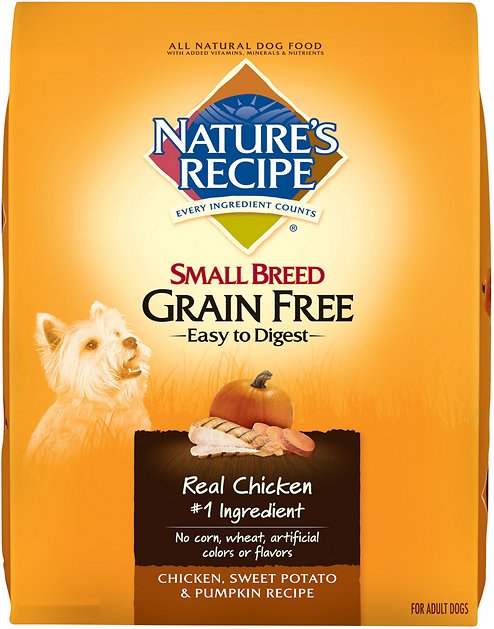 Nature's Recipe Small Breed Grain-Free Chicken, Sweet Potato & Pumpkin Recipe Dry Dog Food