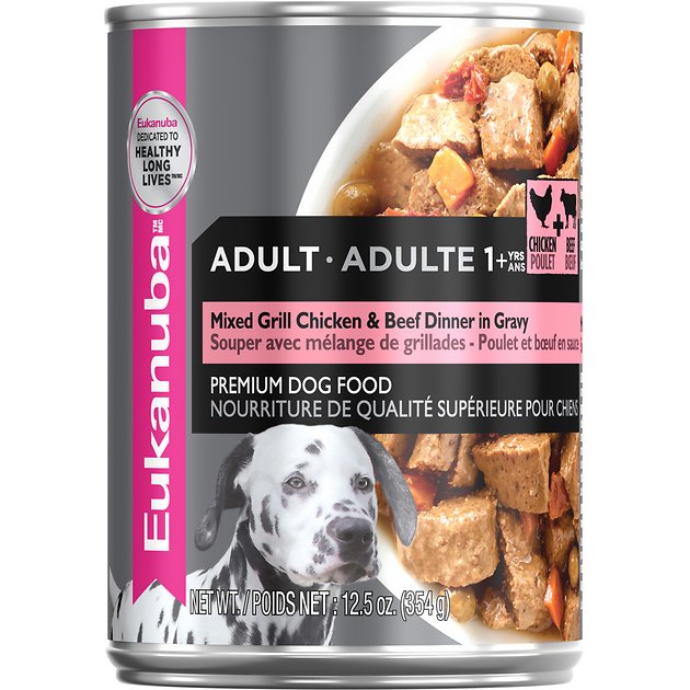 Eukanuba Adult Mixed Grill with Chicken & Beef in Gravy Canned Dog Food