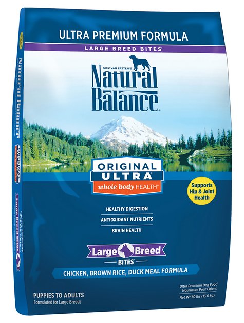 Natural Balance Original Ultra Whole Body Health Chicken, Brown Rice, Duck Meal Formula Large Breed Dry Dog Food