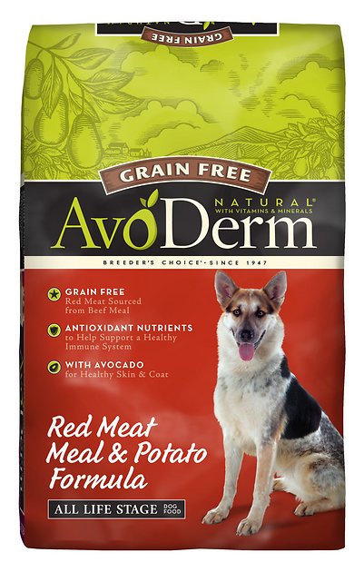 AvoDerm Natural Grain-Free Red Meat Meal & Potato Formula All Life Stages Dry Dog Food