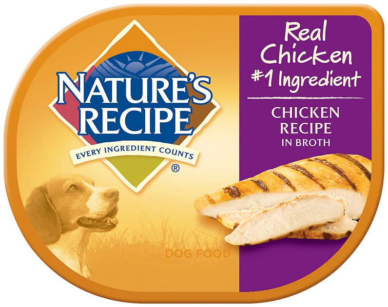 Nature's Recipe Chicken Recipe in Broth Wet Dog Food, 2.75-oz, case of 24