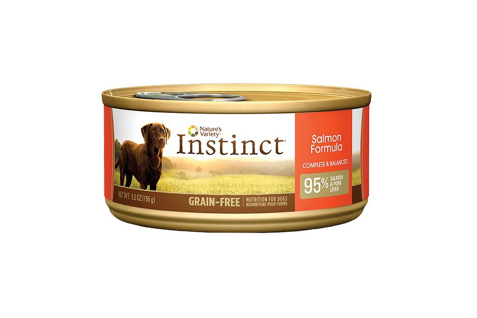 Instinct by Nature's Variety Grain-Free Salmon Formula Canned Dog Food, 5.5-oz, case of 12