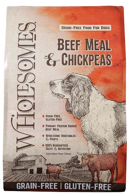 SPORTMiX Wholesomes Beef Meal & Chickpea Formula Grain-Free Dry Dog Food, 35-lb bag