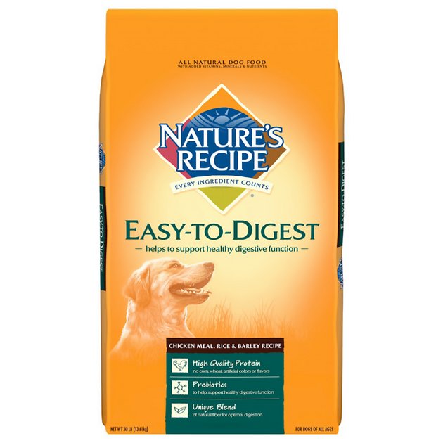 Nature's Recipe Easy-To-Digest Chicken Meal, Rice & Barley Recipe Dry Dog Food