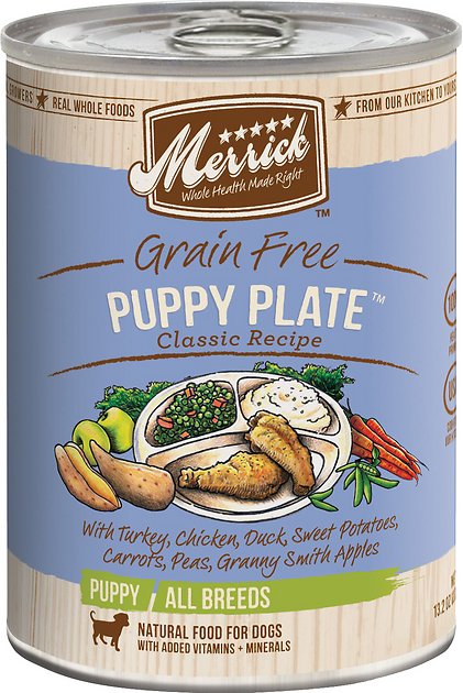 Merrick Classic Grain-Free Puppy Plate Recipe Canned Dog Food